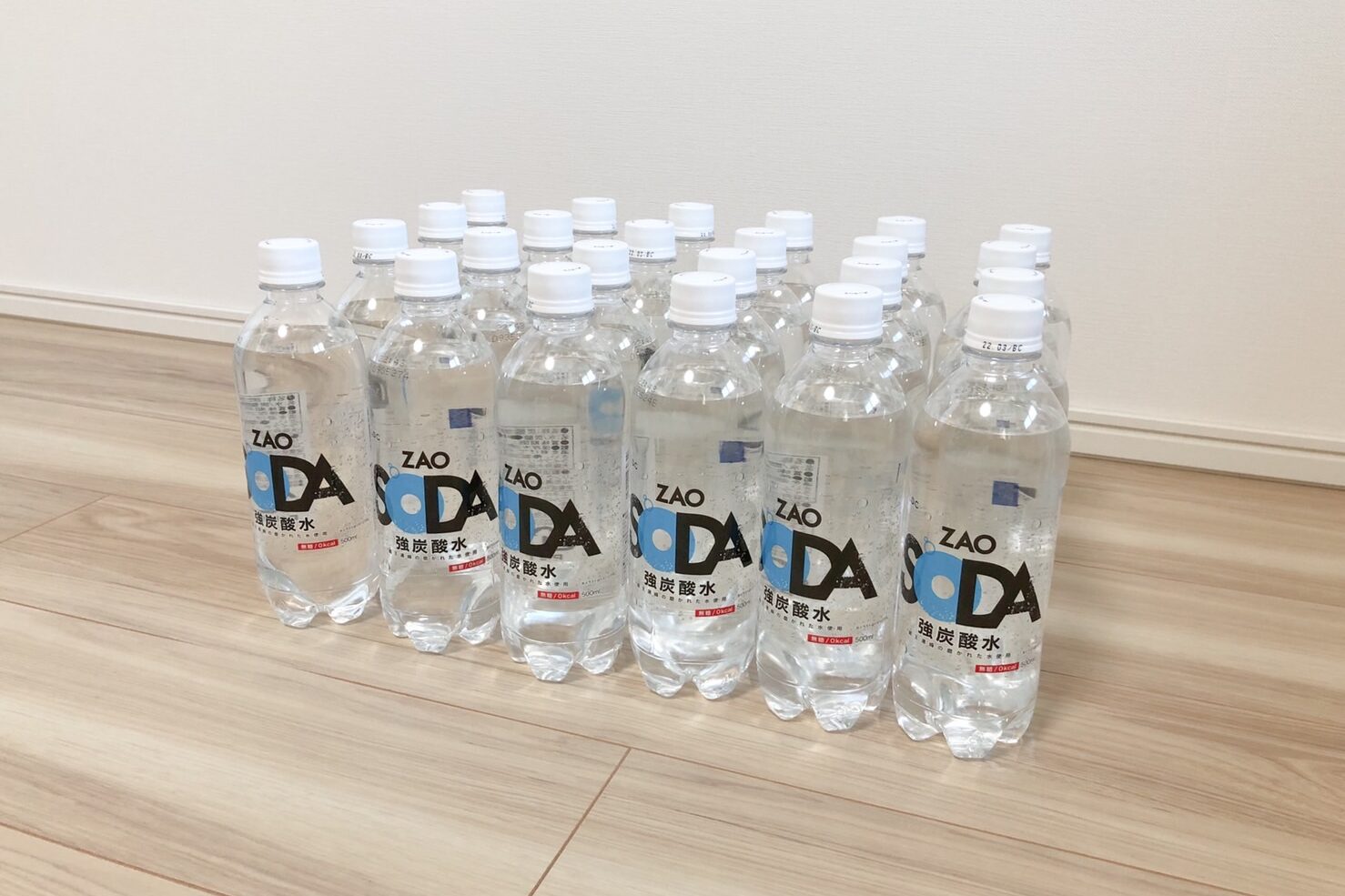 炭酸水 500ml 24本 送料無料 強炭酸  ZAO SODA